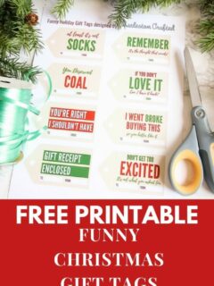 FREE Printable Funny Gift Tags - Charleston Crafted