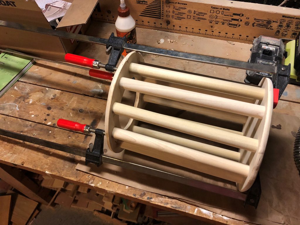 Mega Bloks Holder clamped together