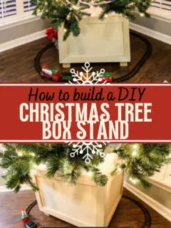 How to build a Christmas tree box stand - Charleston Crafted