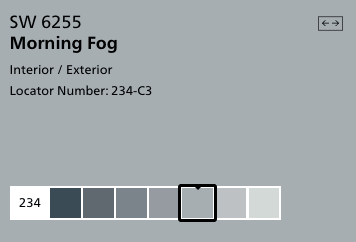 Morning Fog by Sherwin Williams