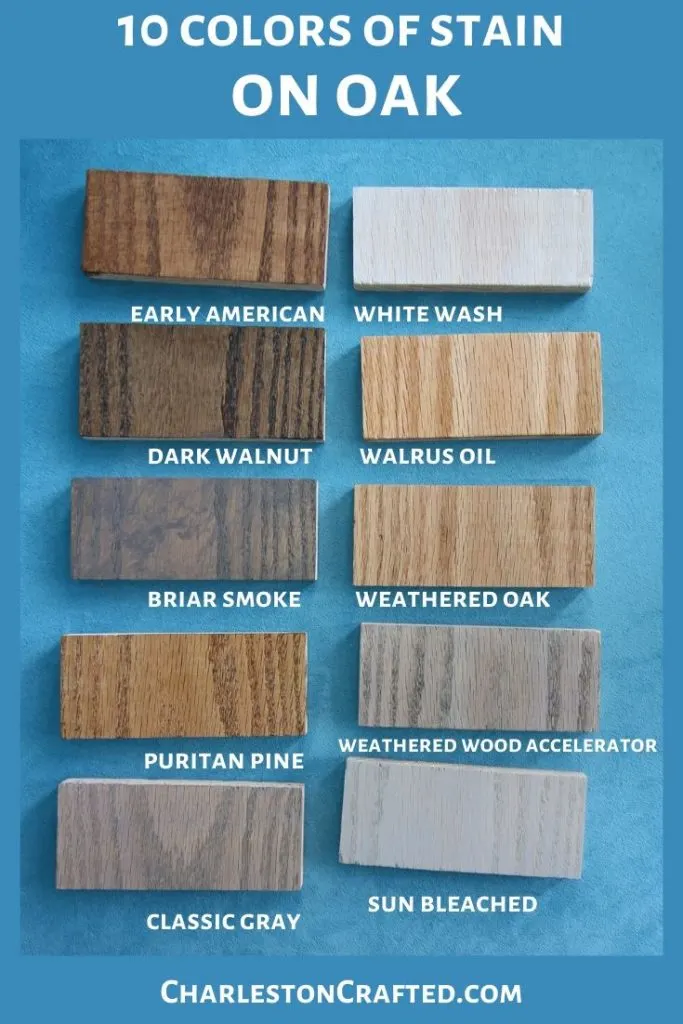 How To Stain Oak Wood