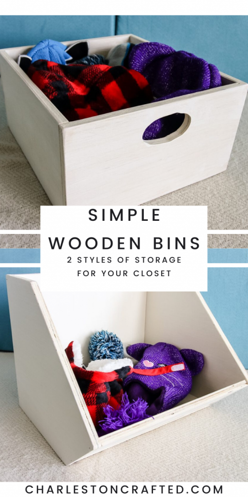 Simple Wooden Bins