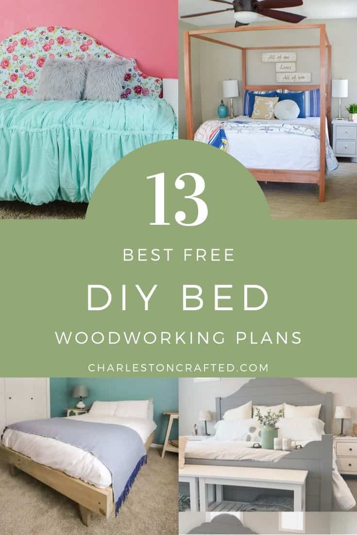The 13 Best Free Diy Bed Plans The 13 Best Free Diy Bed Plans, King Size Sleigh Bed Woodworking Plans