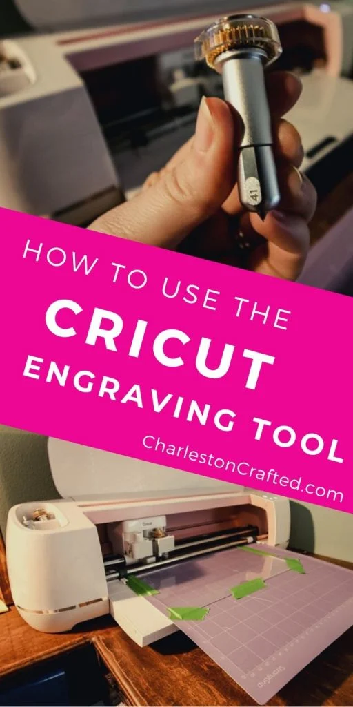 how to use the cricut engraving tool
