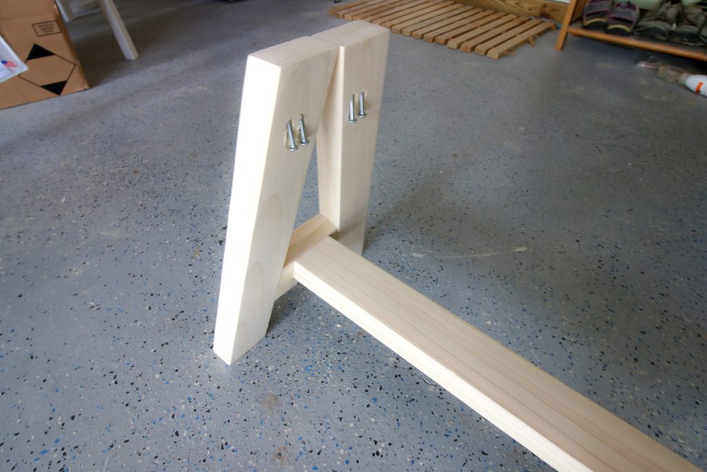 Leg for bench