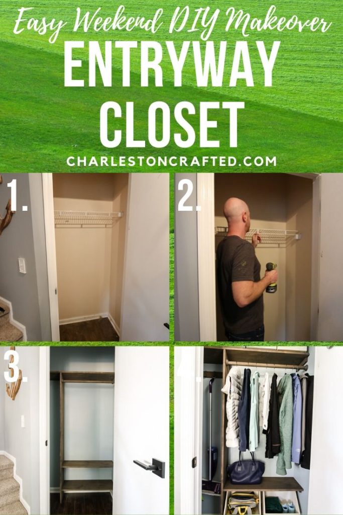 entryway closet makeover