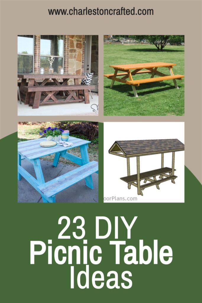 23 Easy To Build Diy Picnic Table Ideas, Diy Picnic Table Ideas