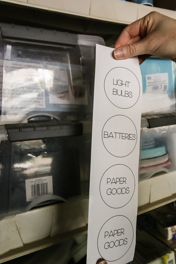 Use label vinyl and pen to create ready to go labels with a cricut joy