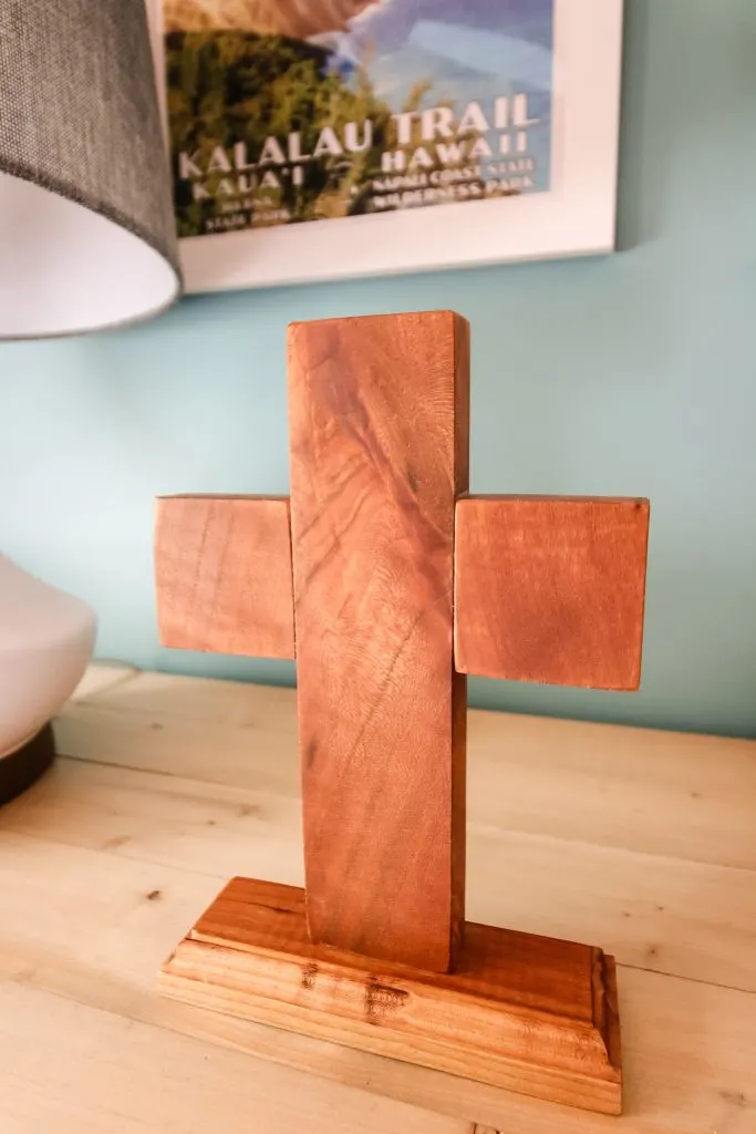 Tall photo of wooden cross