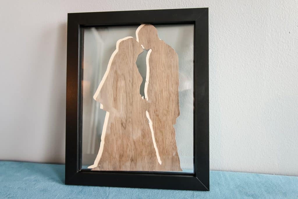 How to cut wooden silhouette art with a Cricut