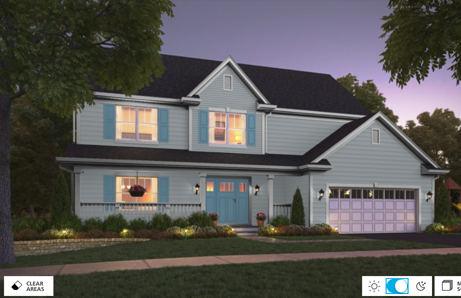 Sherwin Williams Morning Fog SW6255 exterior home
