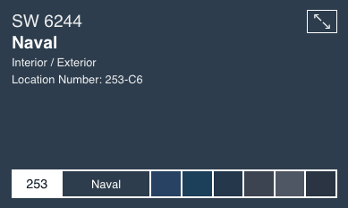 Naval by Sherwin Williams (SW6244)