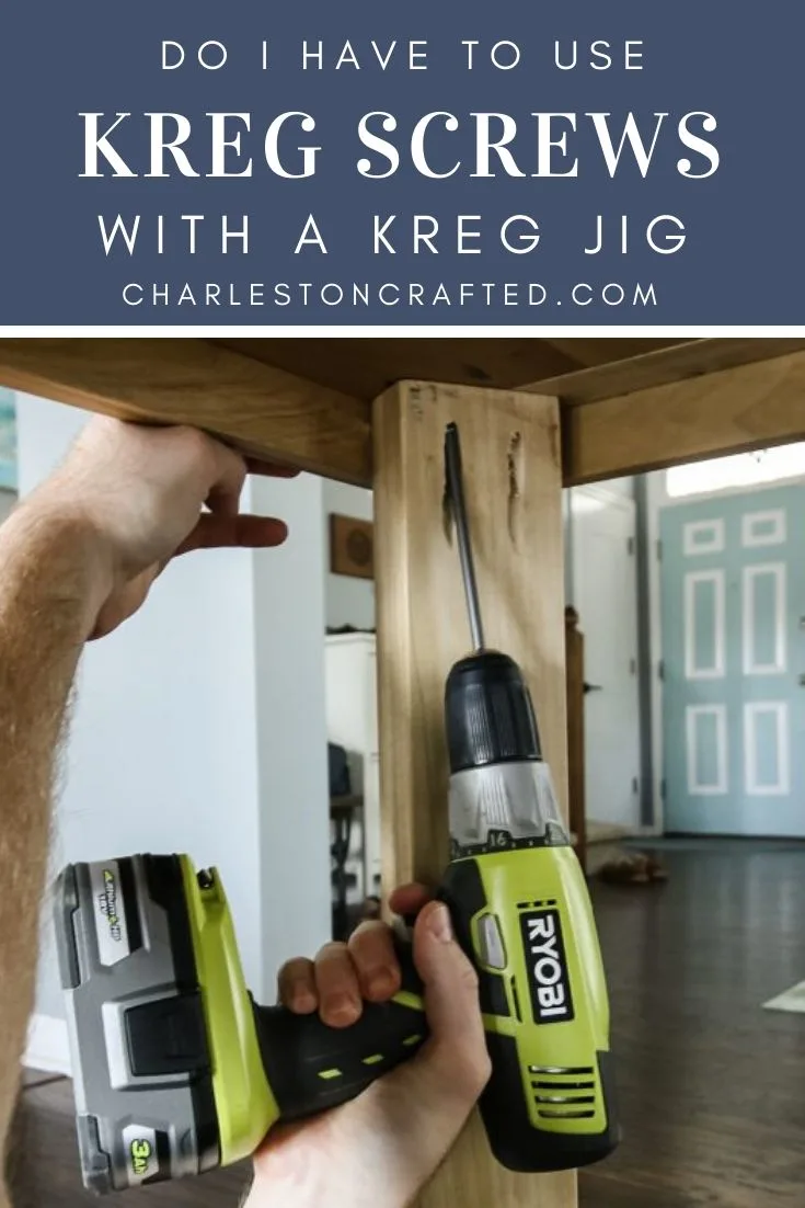 do I have to use kreg screws with a kreg jig pocket hole jig