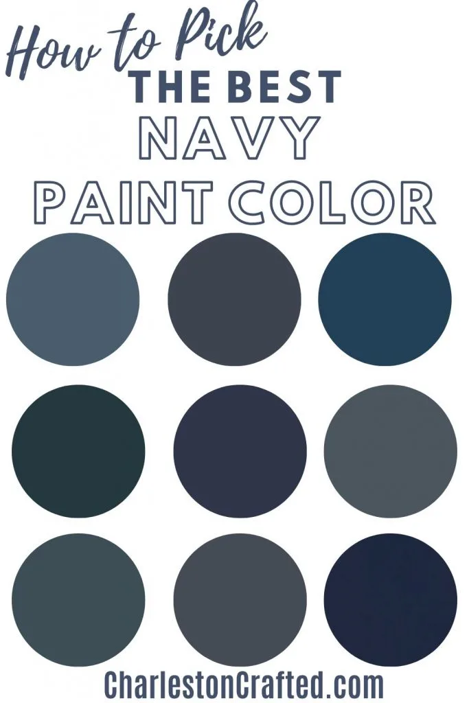 how to pick the best navy paint color for your home