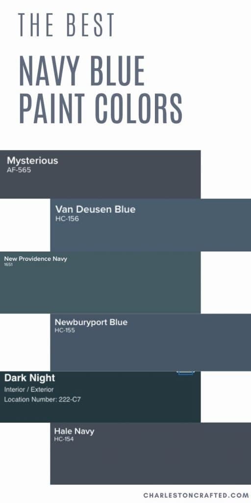 The Best Classic Navy Paint Colors