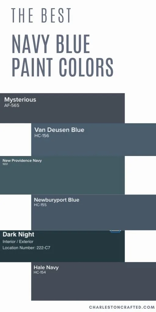 The 17 Best Classic Navy Paint Colors For Any Home - Best True Blue Paint Colors