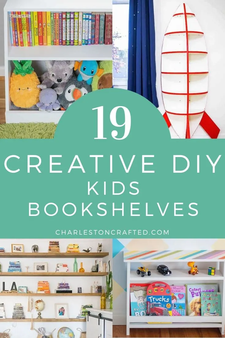 19 creative diy kids bookshelves ideas