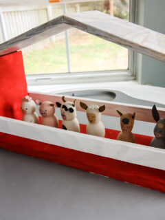 DIY wooden toy barn - Charleston Crafted