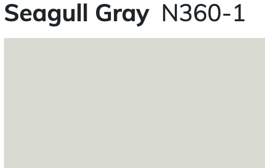 Seagull Gray by Behr (N360-1)