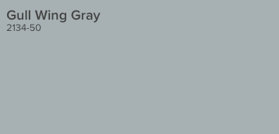 Gull Wing Gray by Benjamin Moore (2134-50)