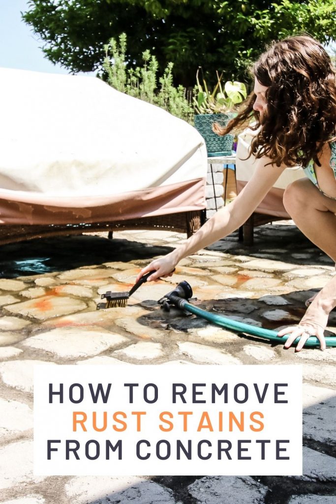 How To Remove Rust Stains From Concrete The Easy Way - How To Get Rust Off Concrete Patio