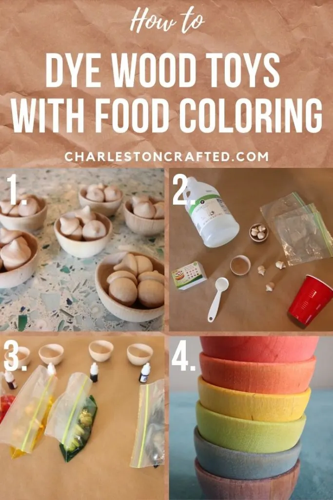 How to dye wood with food coloring