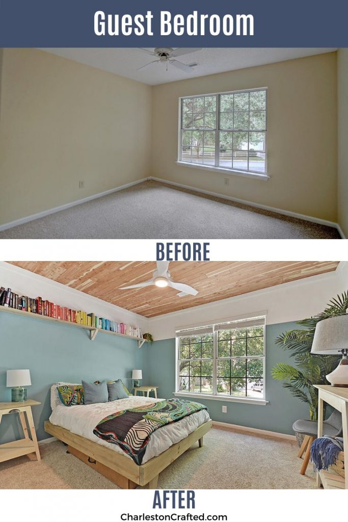 guest bedroom before and after