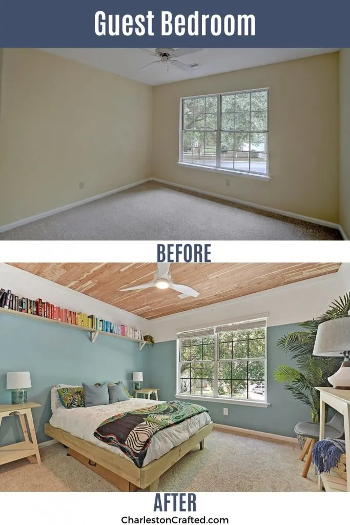 guest bedroom before and after