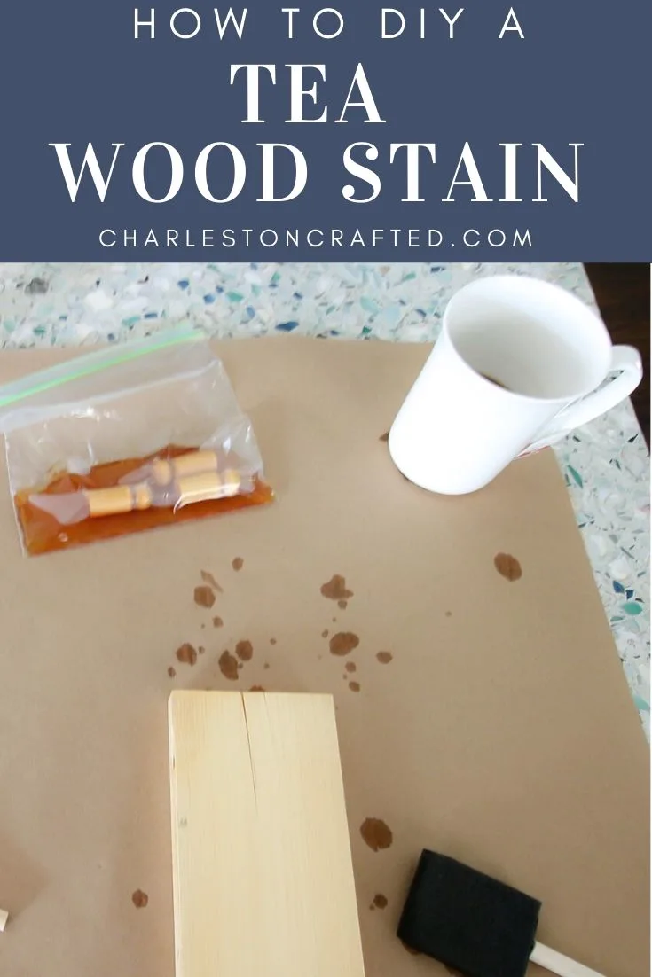 How to diy a tea wood stain for wood
