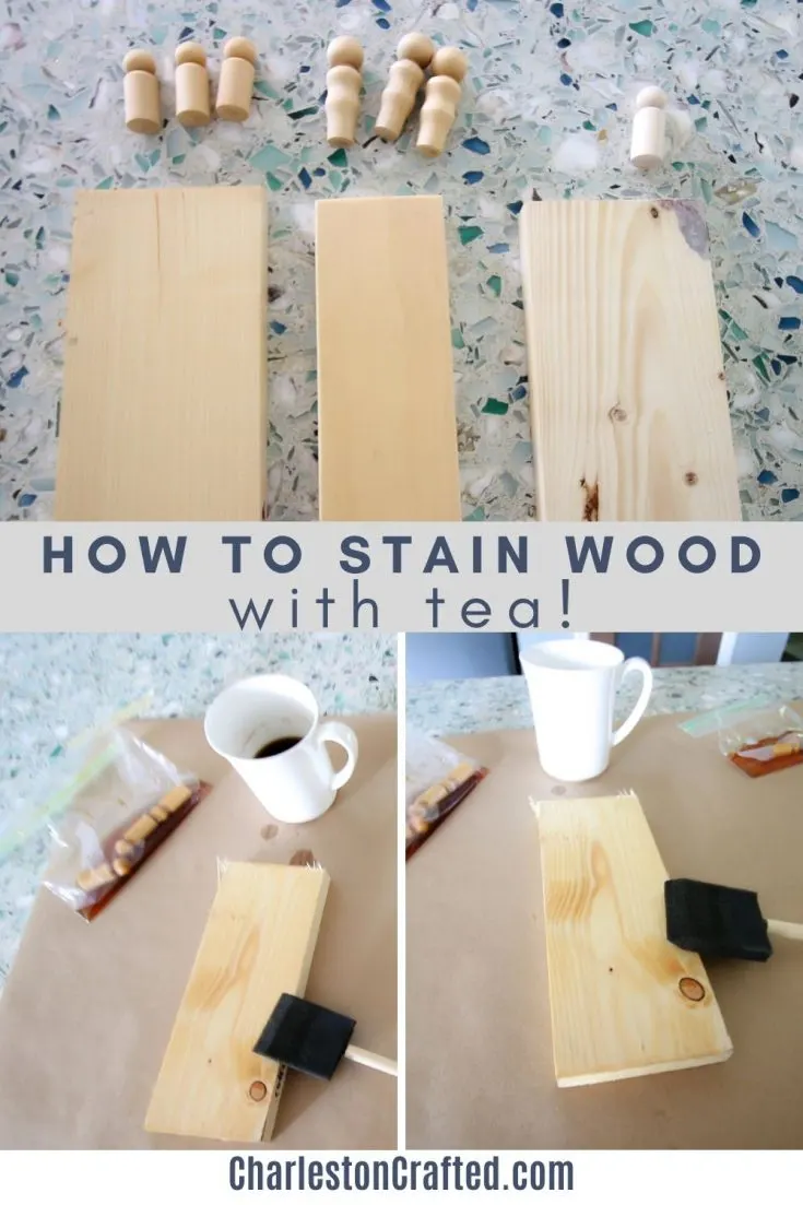 How to stain wood with tea