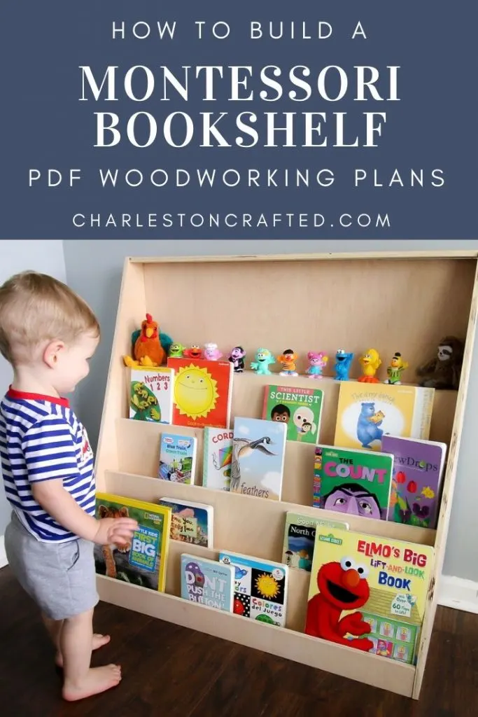 how to build a montessori bookshelf with pdf woodworking plans