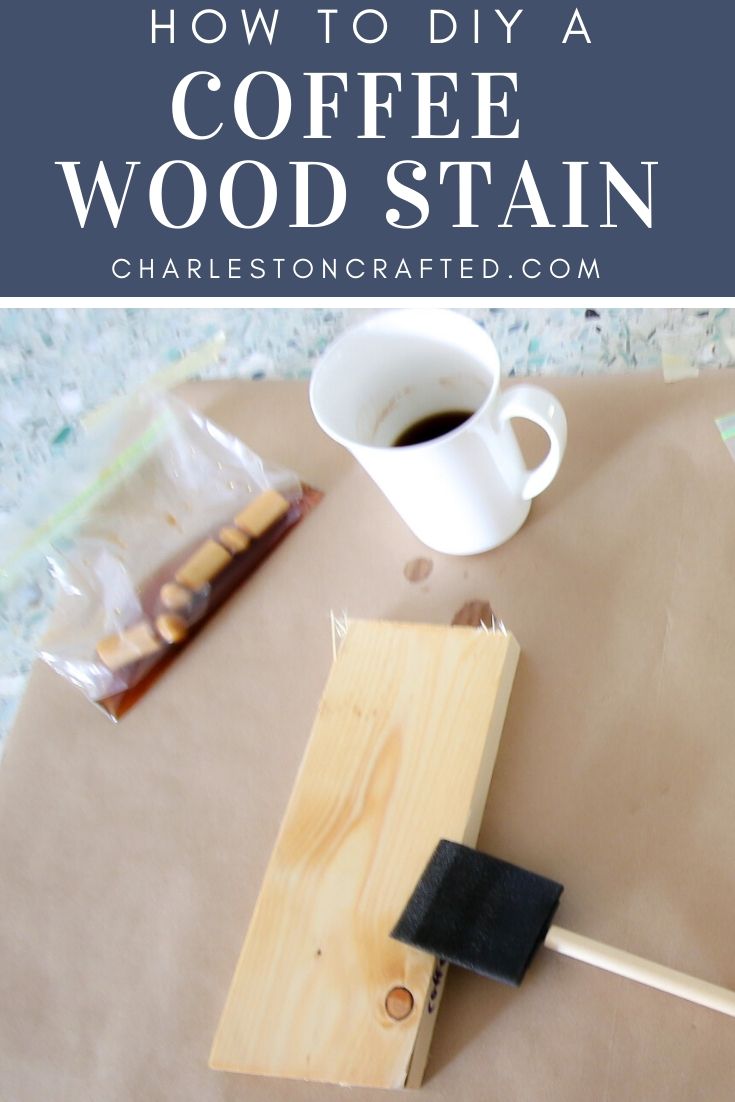 how to diy a coffee wood stain for wood