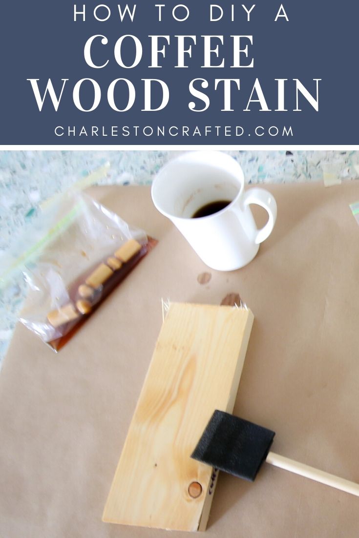 How To Stain Wood With Coffee Easy Homemade Wood Stain 