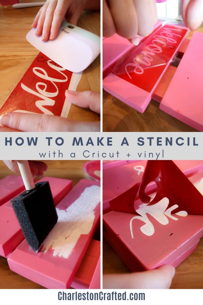 how to make a stencil with a cricut
