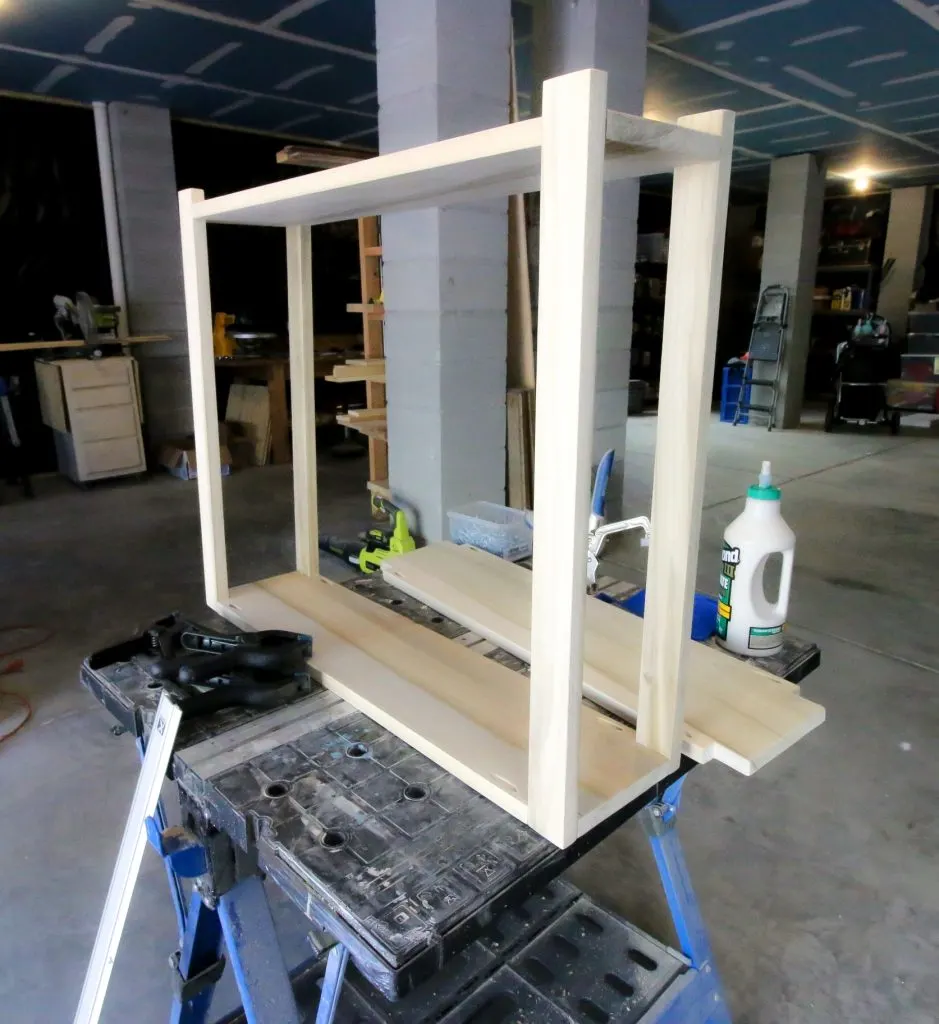 Assembling console table