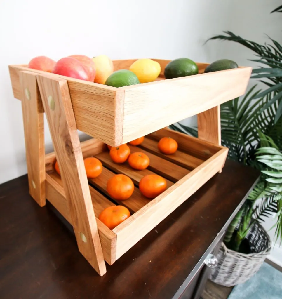 DIY two tiered serving tray - Charleston Crafted