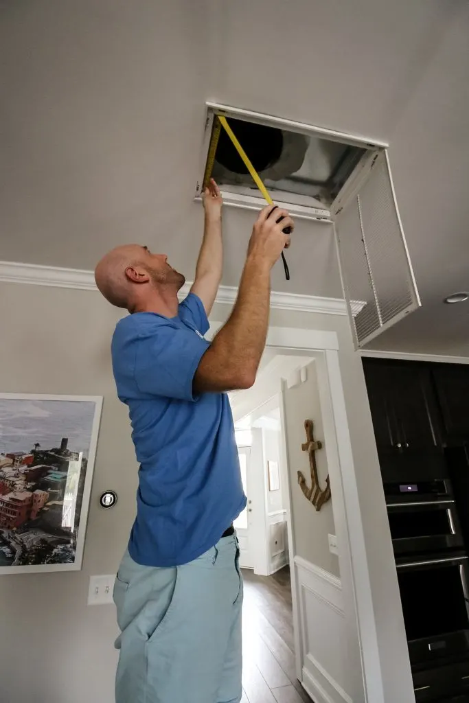 Installing new air filters when you move - Charleston Crafted
