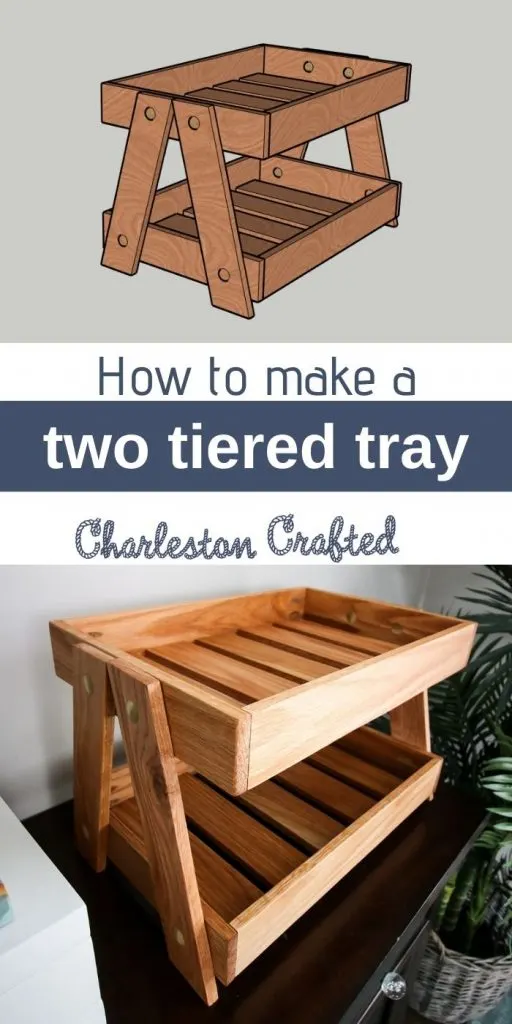 how to make a two tiered tray