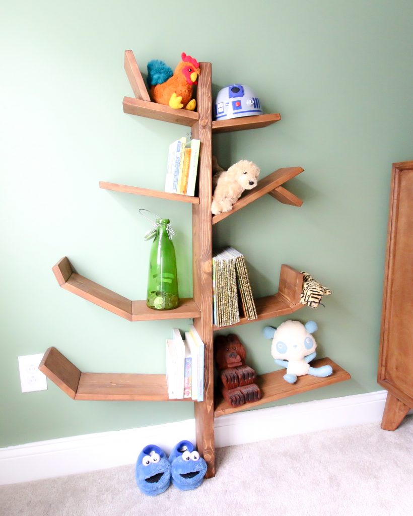 Tree shaped bookshelf