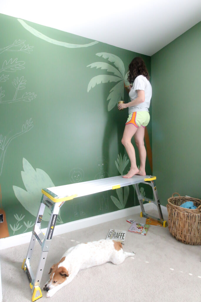 painting a mural