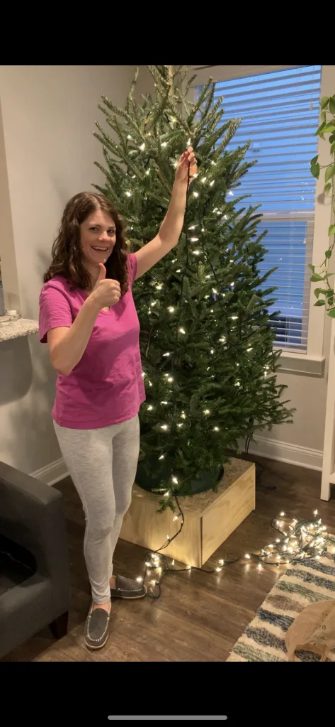 Vertical hanging lights for trees deals