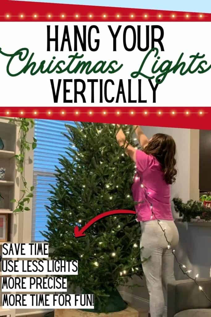 hang your christmas lights vertically