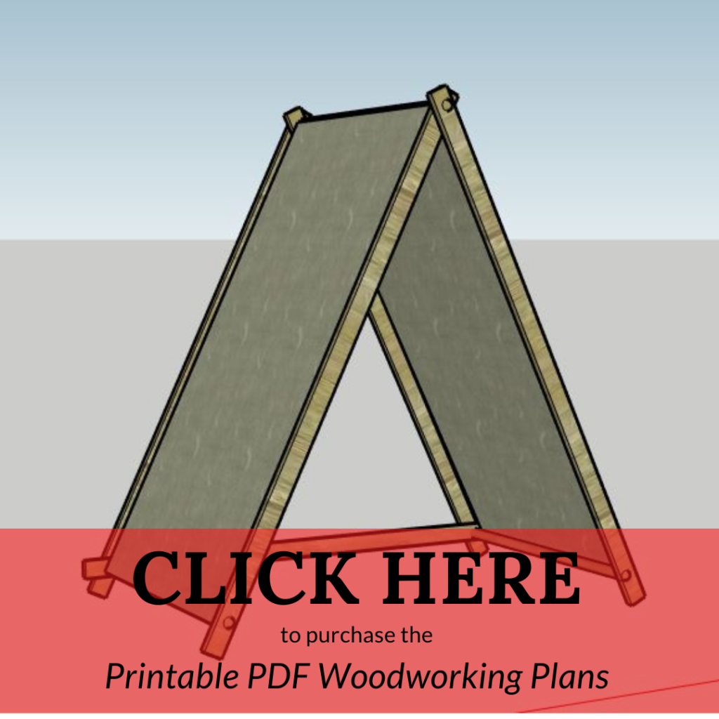 Click to get woodworking plans for DIY play tent