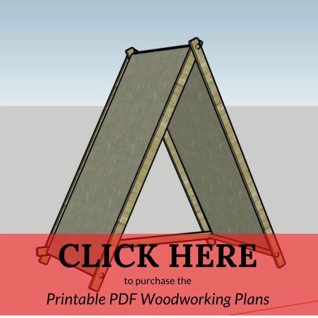 Click to get woodworking plans for DIY play tent