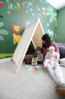 Easy DIY play tent - with PDF woodworking plans!