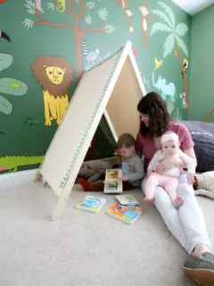 how to make a diy play tent for kids