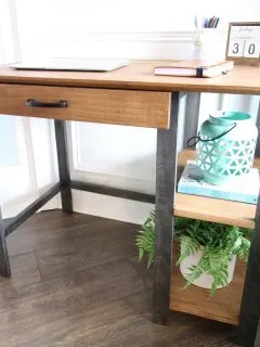 How to build a simple writing desk - Charleston Crafted