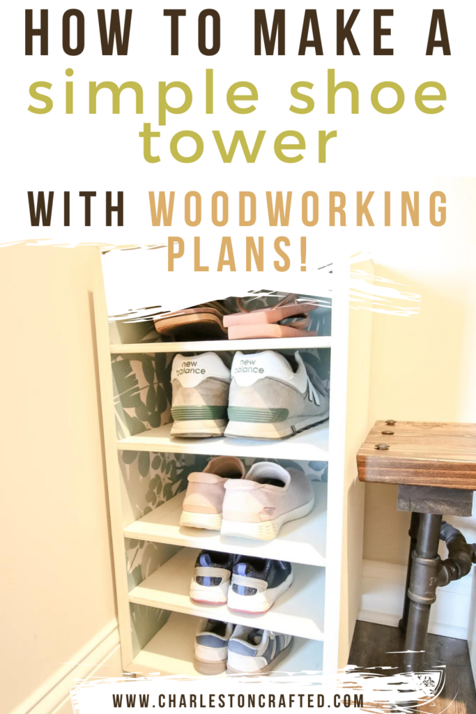 How to build a simple shoe shelf - Charleston Crafted