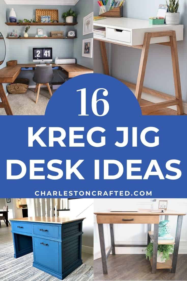 16 Kreg Jig Desk Ideas Woodworking Plans
