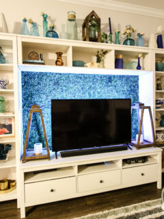 how to add LED lights behind your flatscreen TV